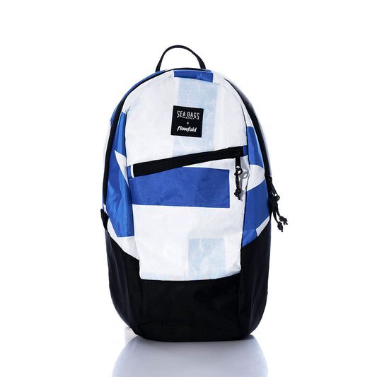 Vintage Blue and White Crew Backpack