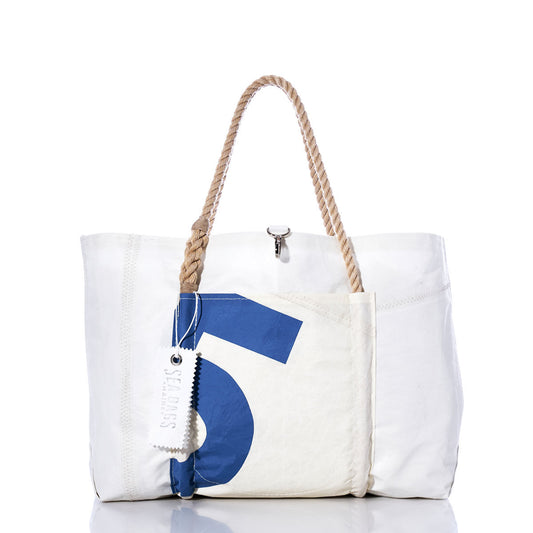 Vintage Blue 5 Wharf Tote