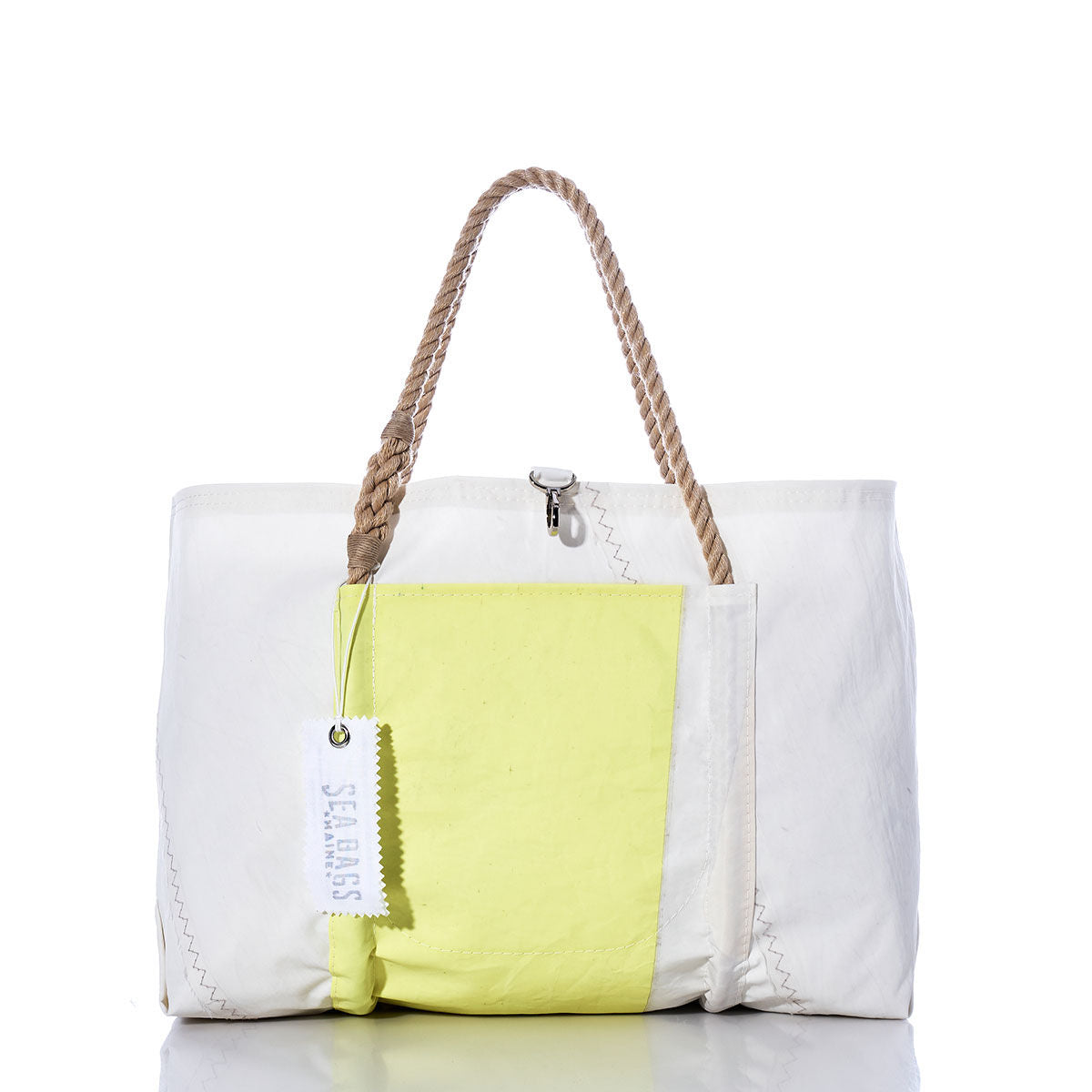 Vintage Neon Yellow Wharf Tote