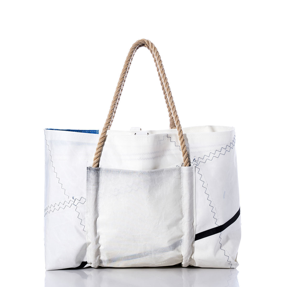Vintage Black and White Wharf Tote Alternate View