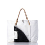 Vintage Black and White Wharf Tote
