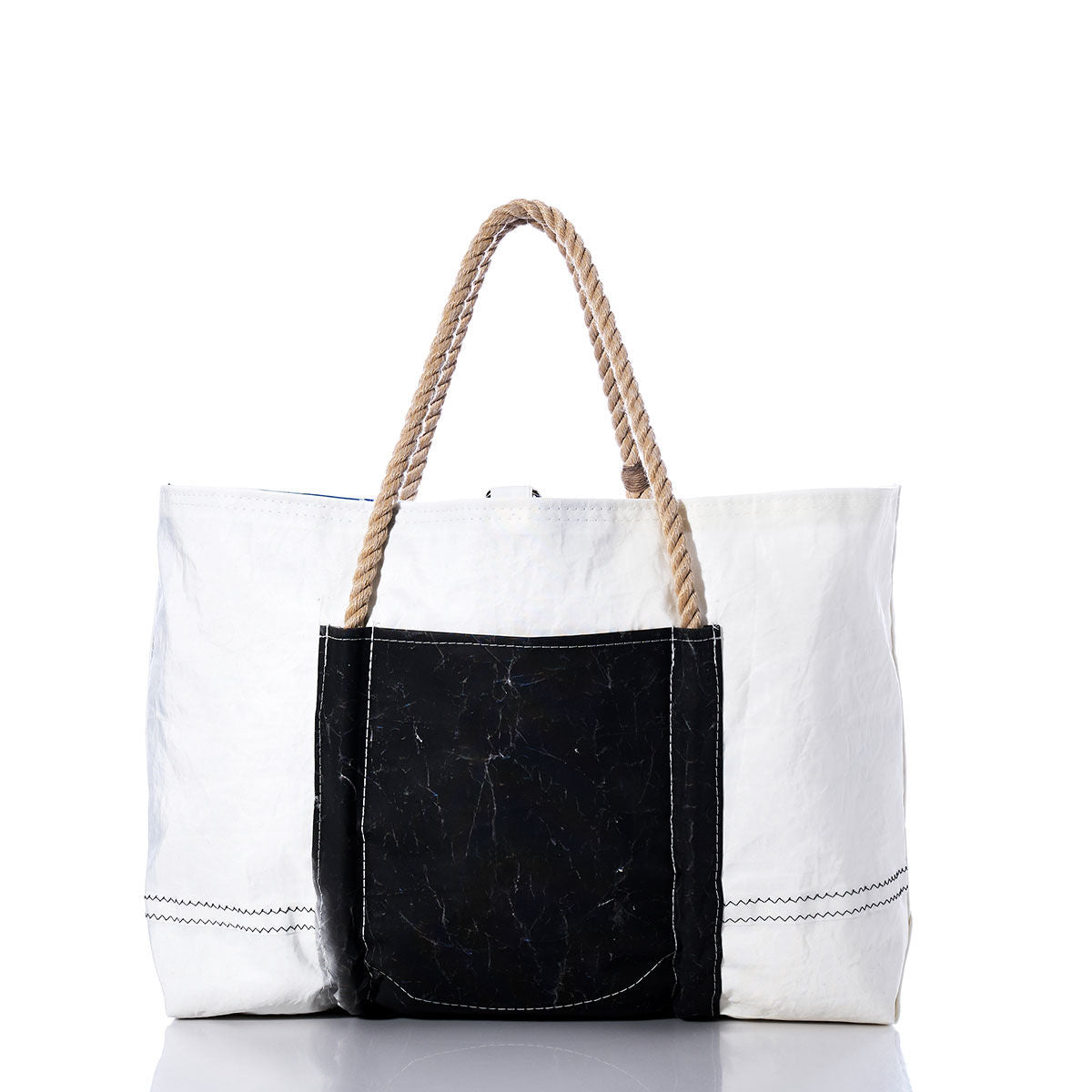 Vintage Black and White Wharf Tote Alternate View