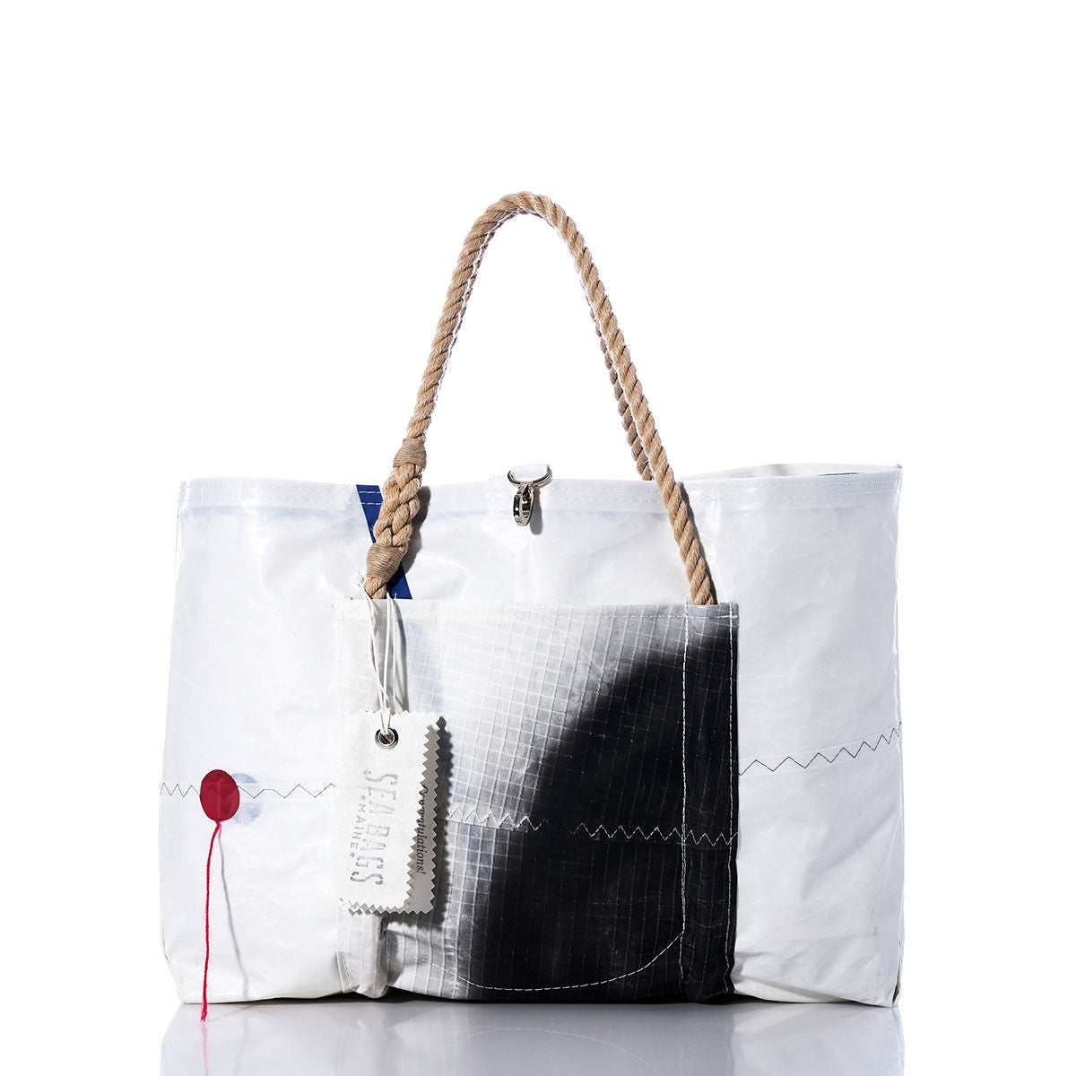 Vintage Black and White Wharf Tote