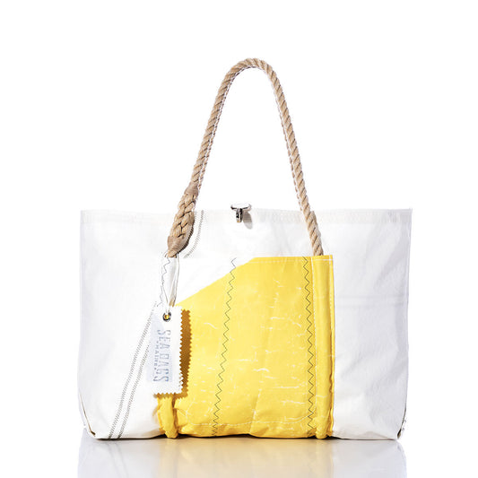 Vintage Yellow Wharf Tote