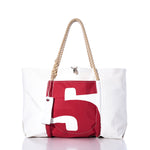 Vintage Red 5 Wharf Tote