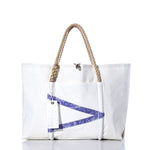Vintage Purple V Wharf Tote