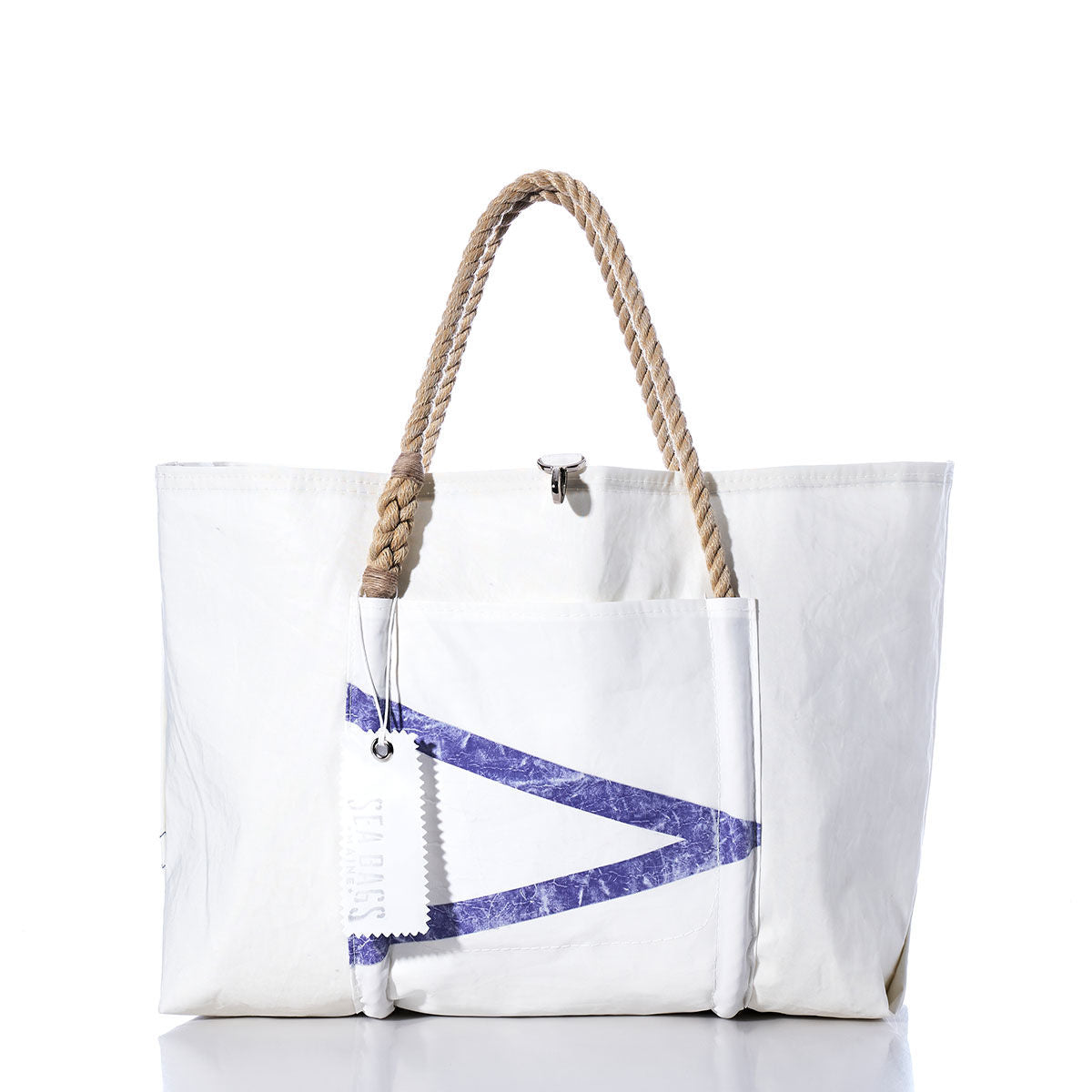Vintage Purple V Wharf Tote