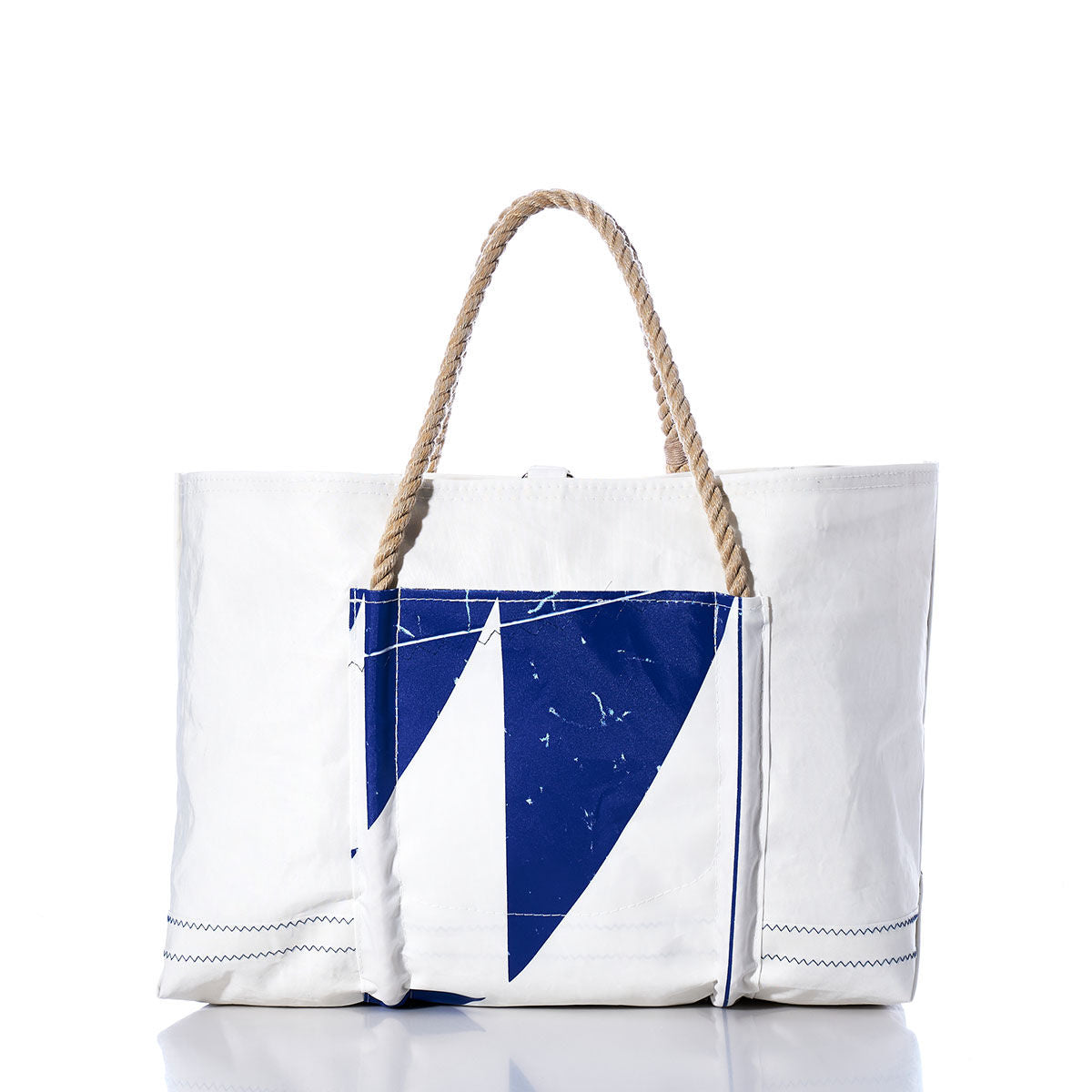 Vintage Yellow and Blue Wharf Tote Alternate View