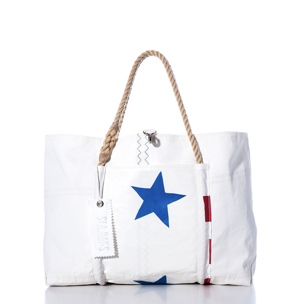 Vintage Blue Stars Wharf Tote