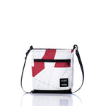 Vintage Red and White Small Voyager Crew Crossbody