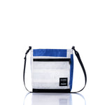 Vintage Blue and White Small Voyager Crew Crossbody