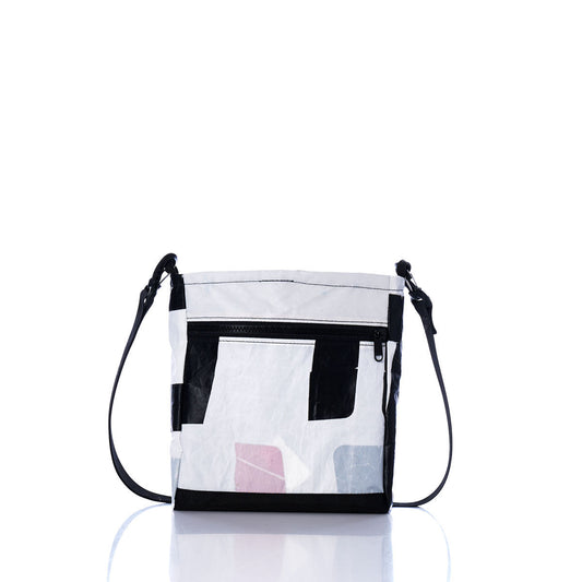 Vintage Red and Black Small Voyager Crew Crossbody Alternate View