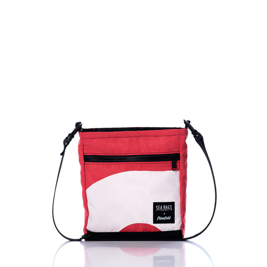 Vintage Red and White Small Voyager Crew Crossbody