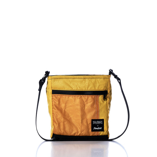 Vintage Yellow and Orange Small Voyager Crew Crossbody