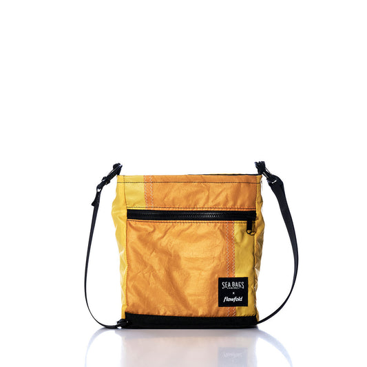 Vintage Yellow and Orange Small Voyager Crew Crossbody