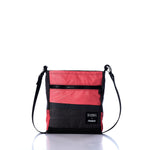 Vintage Red and Gray Small Voyager Crew Crossbody