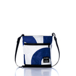 Vintage Blue Numbers Small Voyager Crew Crossbody