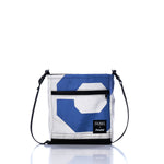 Vintage Blue and White Small Voyager Crew Crossbody