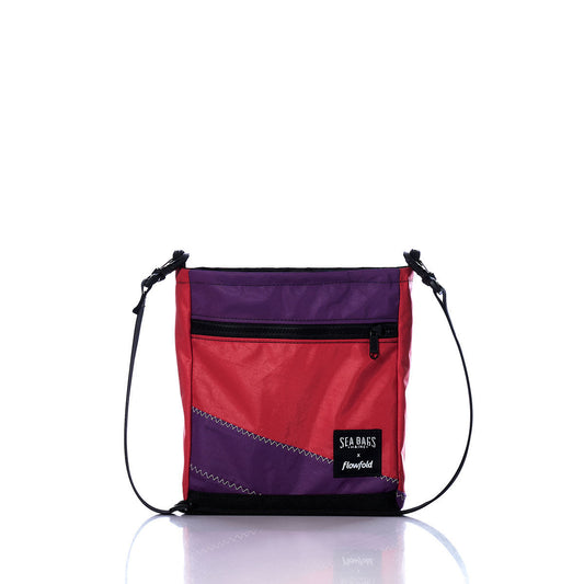 Vintage Purple and Red Small Voyager Crew Crossbody