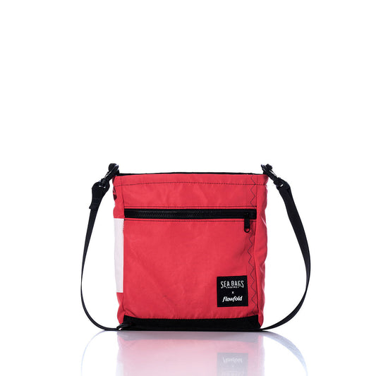 Vintage Red and White Small Voyager Crew Crossbody