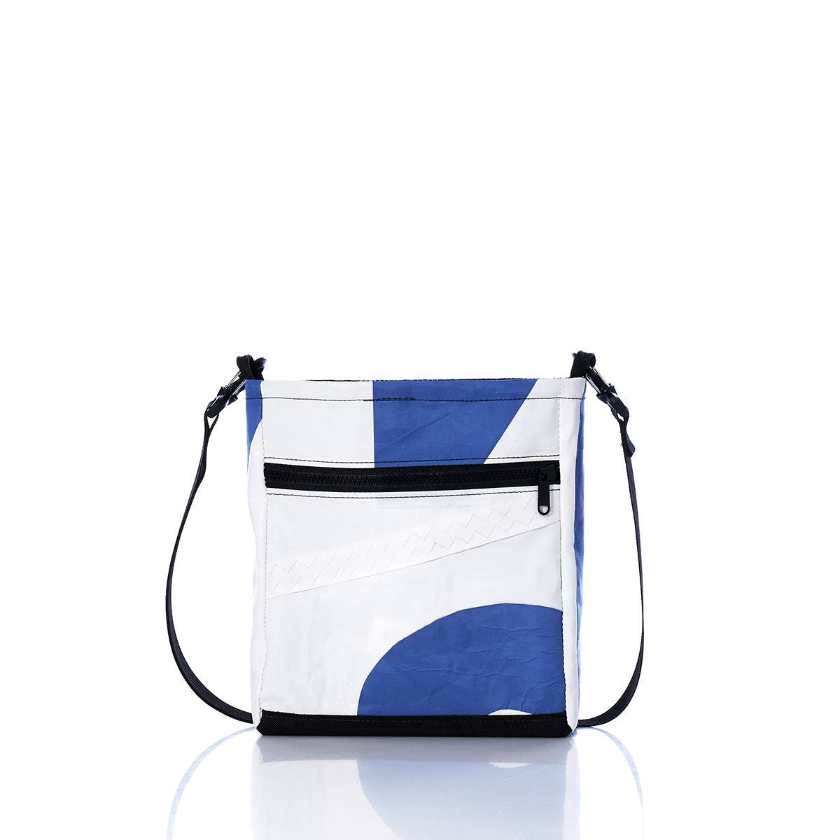 Vintage Blue Numbers Small Voyager Crew Crossbody Alternate View