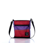 Vintage Red and Purple Small Voyager Crew Crossbody