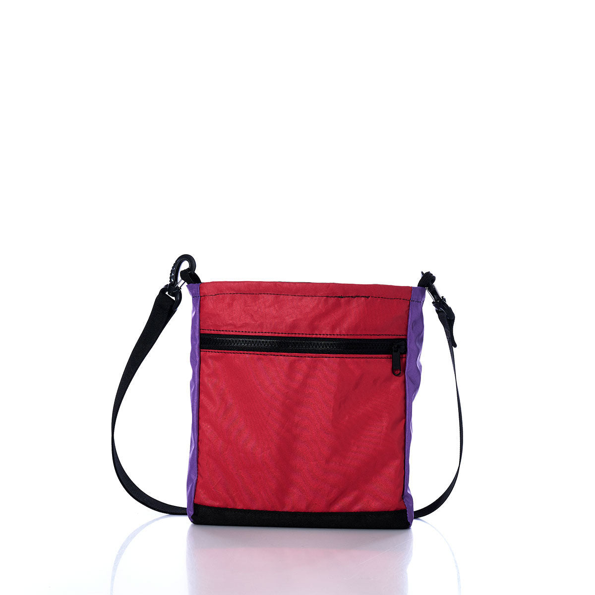 Vintage Red and Purple Small Voyager Crew Crossbody Alternate View