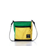 Vintage Green and Yellow Small Voyager Crew Crossbody