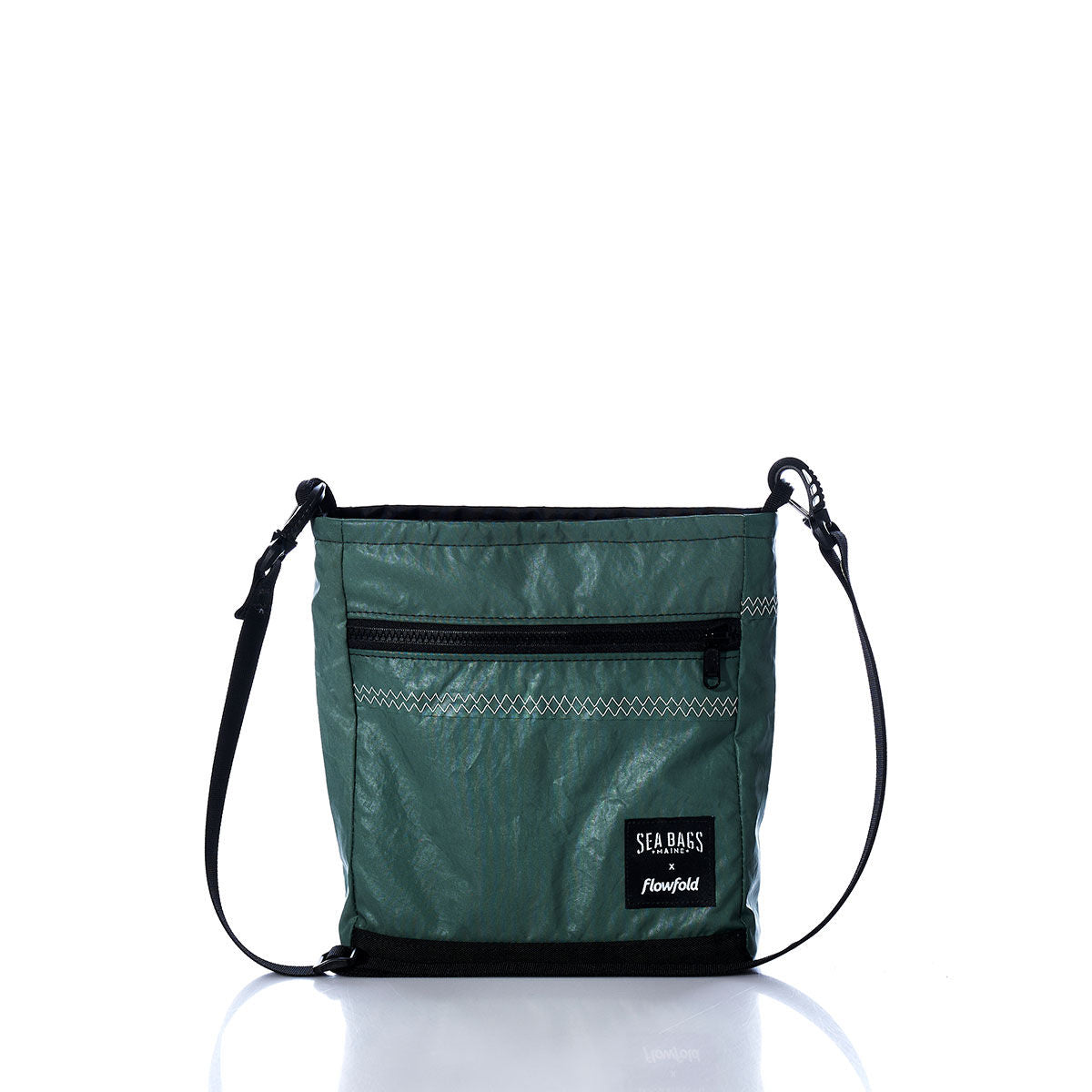 Vintage Green Small Voyager Crew Crossbody