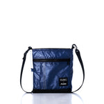 Vintage Blue and White Small Voyager Crew Crossbody