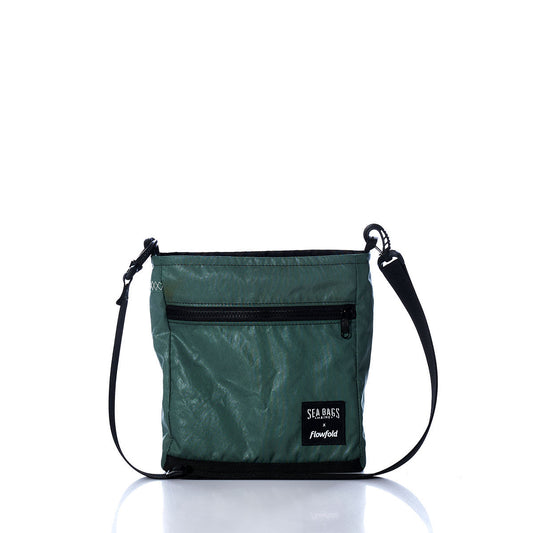 Vintage Green Small Voyager Crew Crossbody