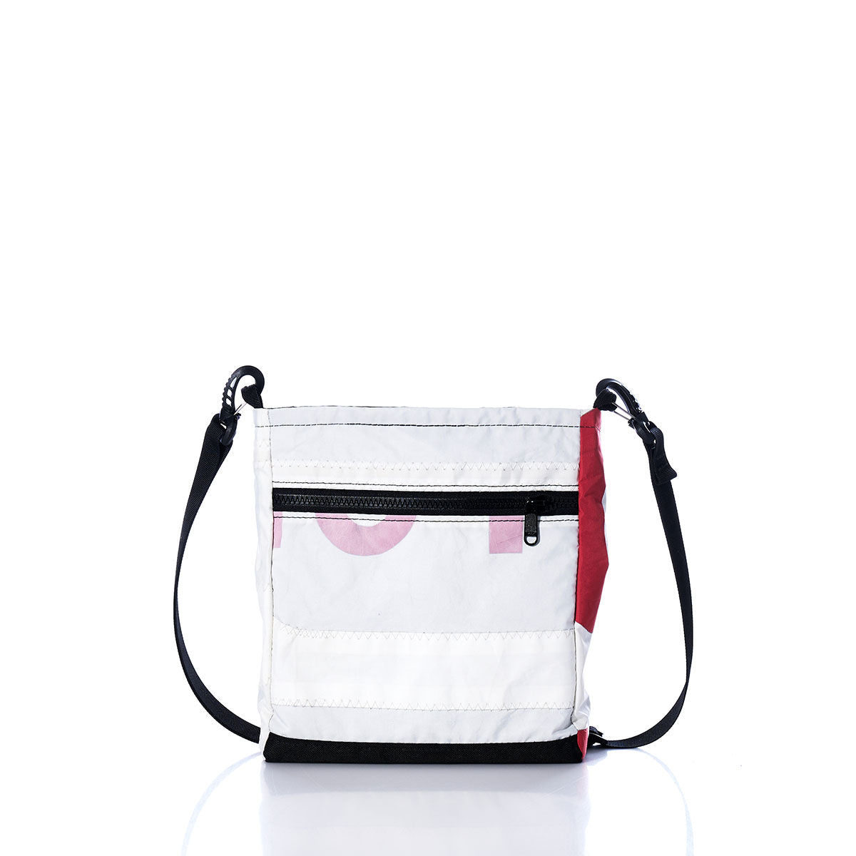 Vintage Red Letters Small Voyager Crew Crossbody Alternate View