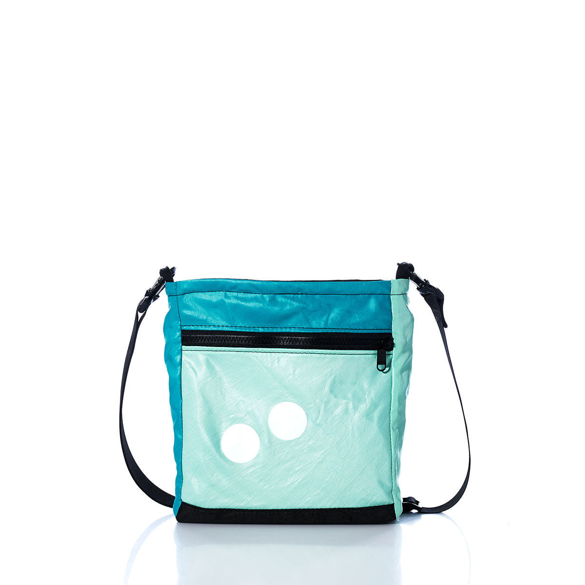 Vintage Aqua Small Voyager Crew Crossbody Alternate View