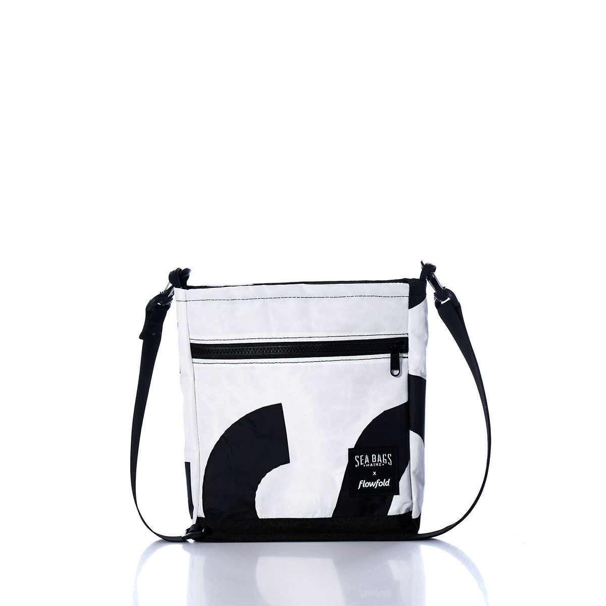 Vintage Black Numbers Small Voyager Crew Crossbody