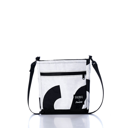 Vintage Black Numbers Small Voyager Crew Crossbody