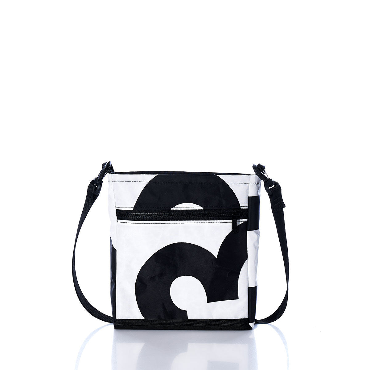 Vintage Black Numbers Small Voyager Crew Crossbody Alternate View