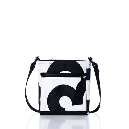 Vintage Black Numbers Small Voyager Crew Crossbody Alternate View