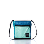 Vintage Green and Blue Small Voyager Crew Crossbody