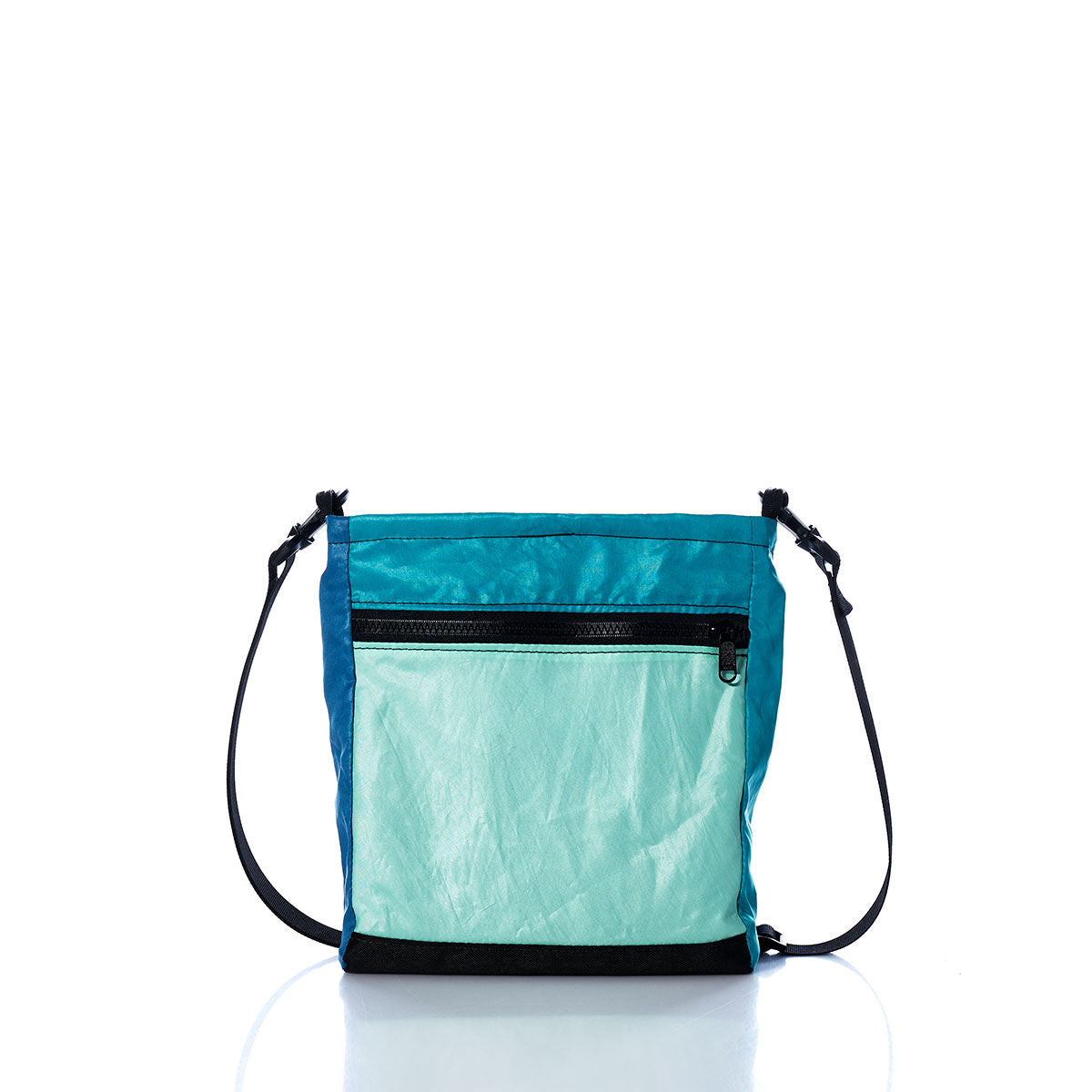 Vintage Green and Blue Small Voyager Crew Crossbody Alternate View