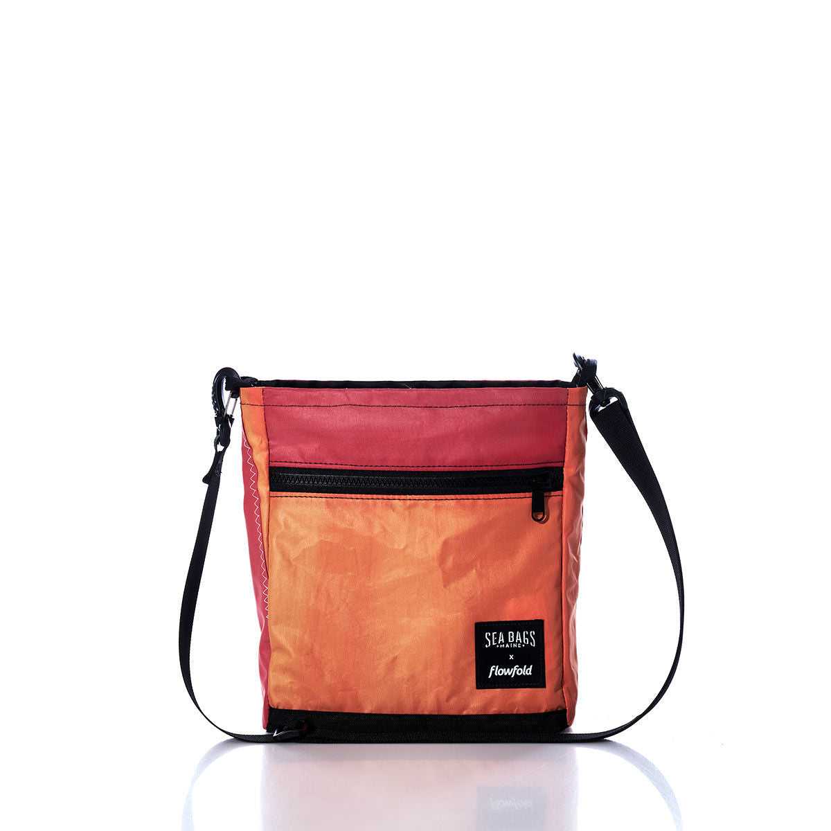 Vintage Orange Multicolor Small Voyager Crew Crossbody