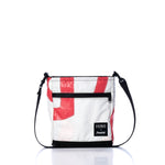 Vintage Red and White Small Voyager Crew Crossbody