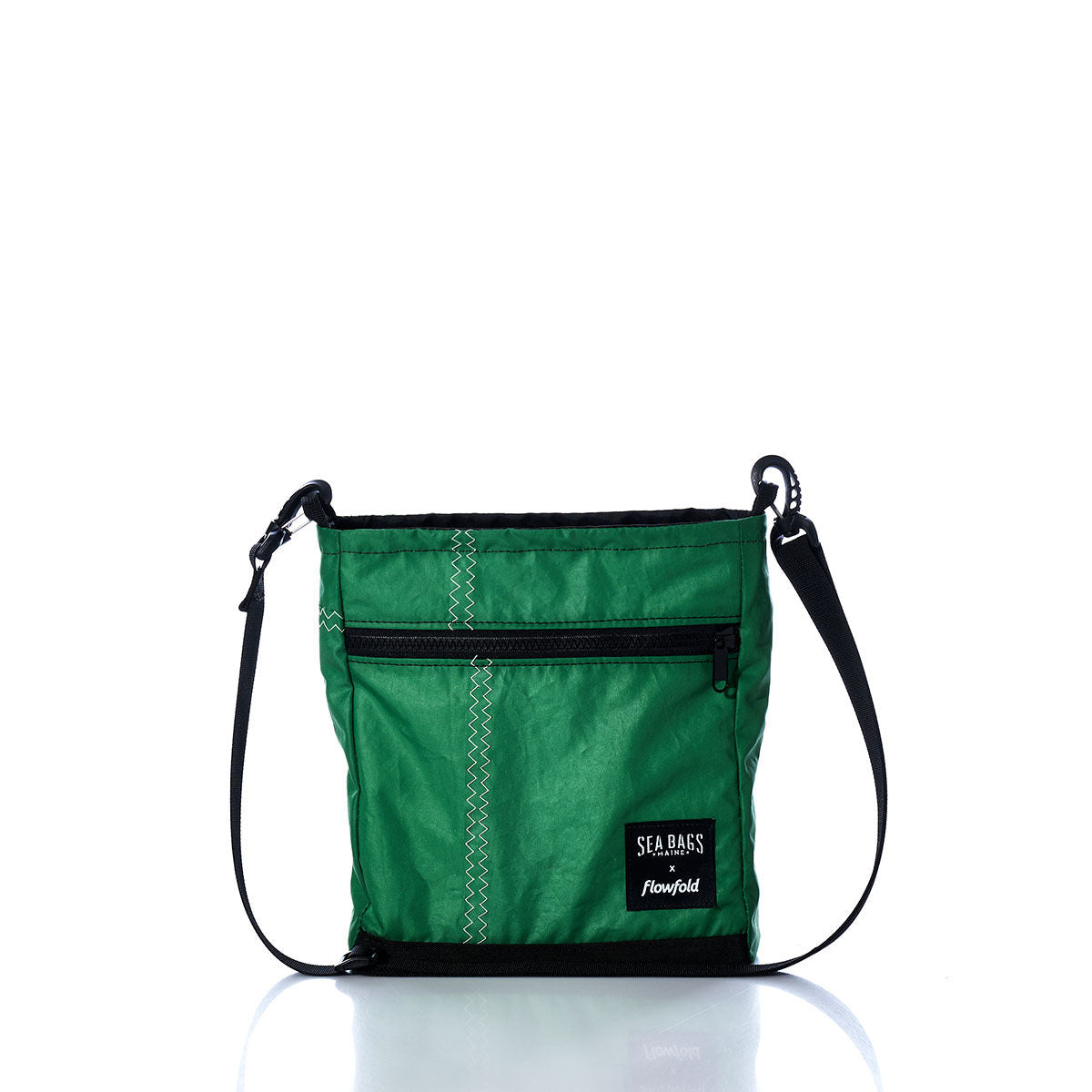 Vintage Green Small Voyager Crew Crossbody