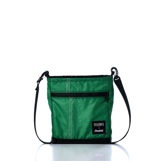 Vintage Green Small Voyager Crew Crossbody