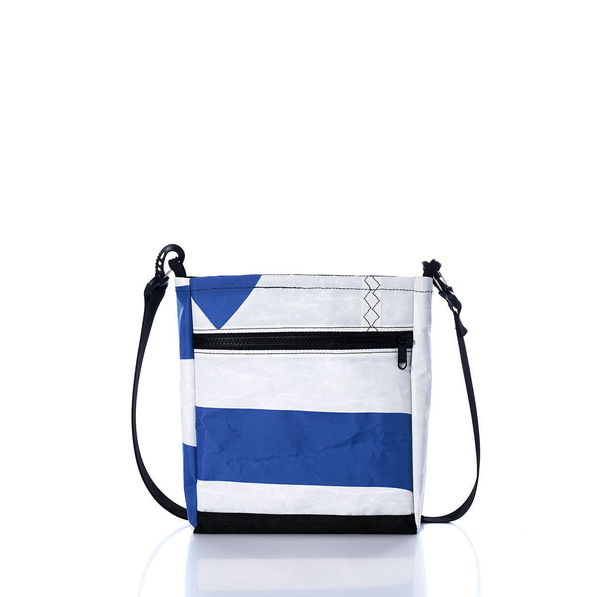 Vintage Blue Numbers Small Voyager Crew Crossbody Alternate View