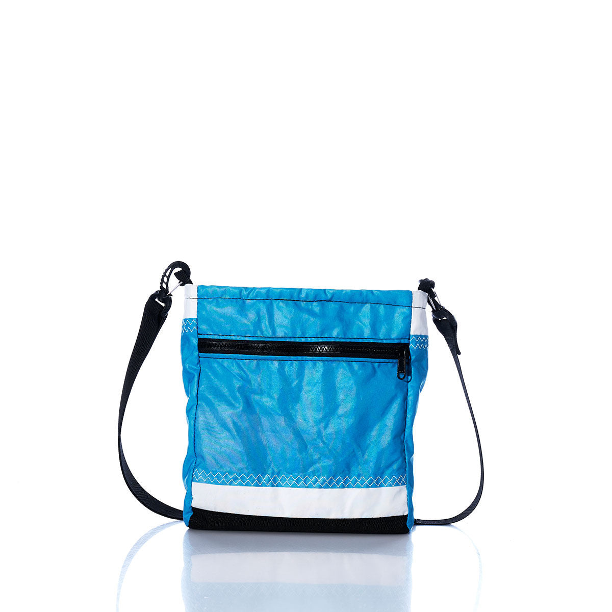 Vintage Blue and White Small Voyager Crew Crossbody Alternate View