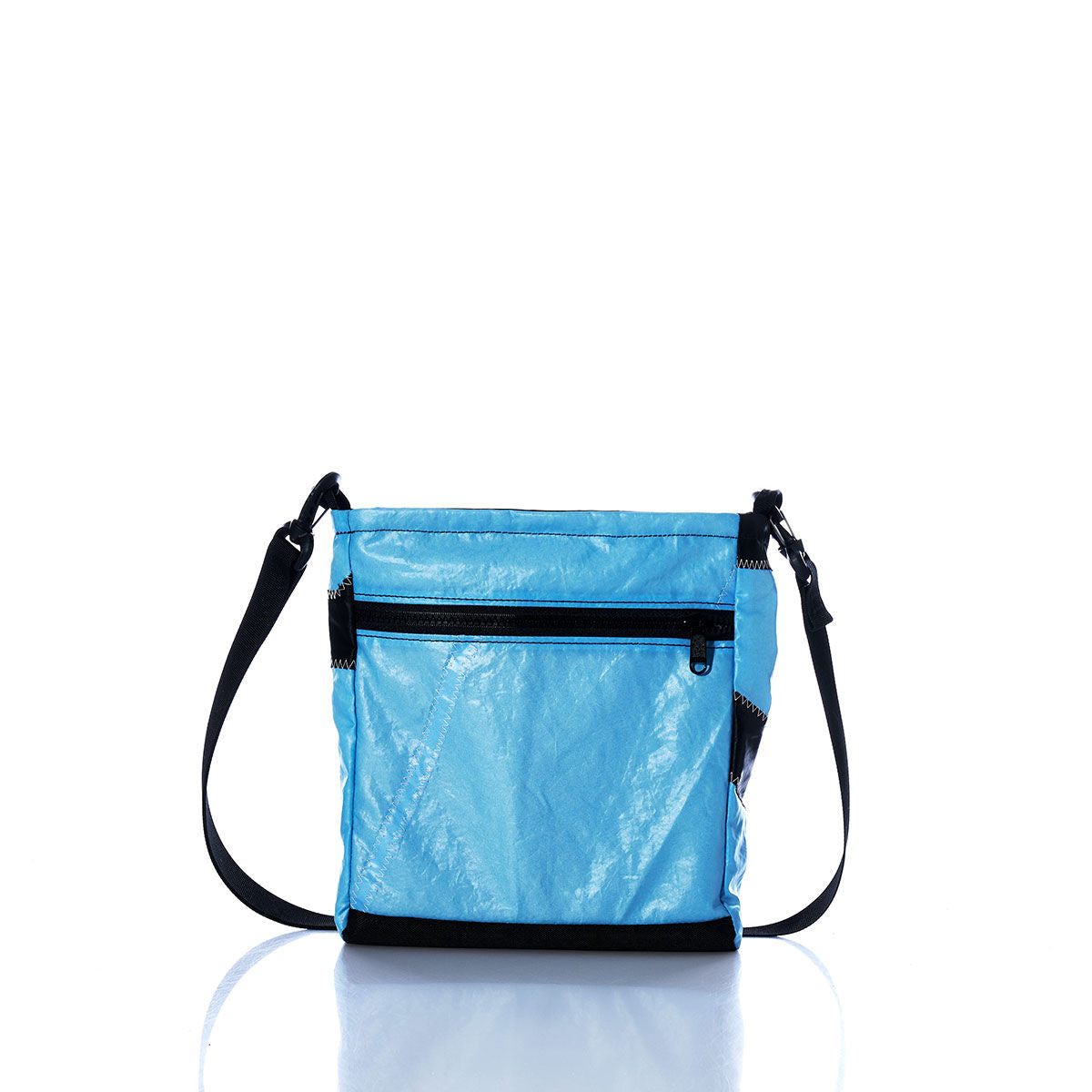 Vintage Blue and Black Small Voyager Crew Crossbody Alternate View