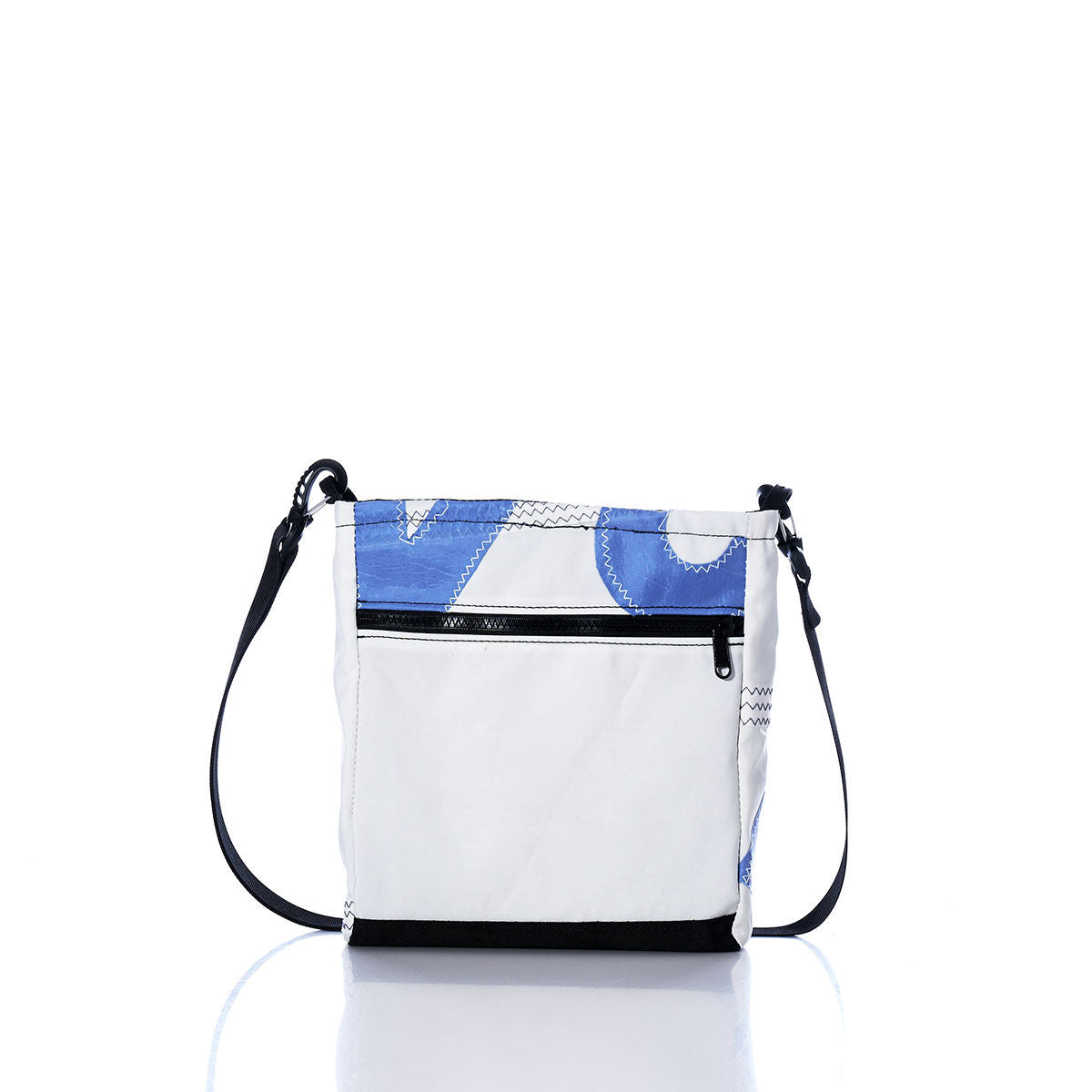 Vintage Blue Numbers Small Voyager Crew Crossbody Alternate View
