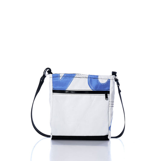 Vintage Blue Numbers Small Voyager Crew Crossbody Alternate View
