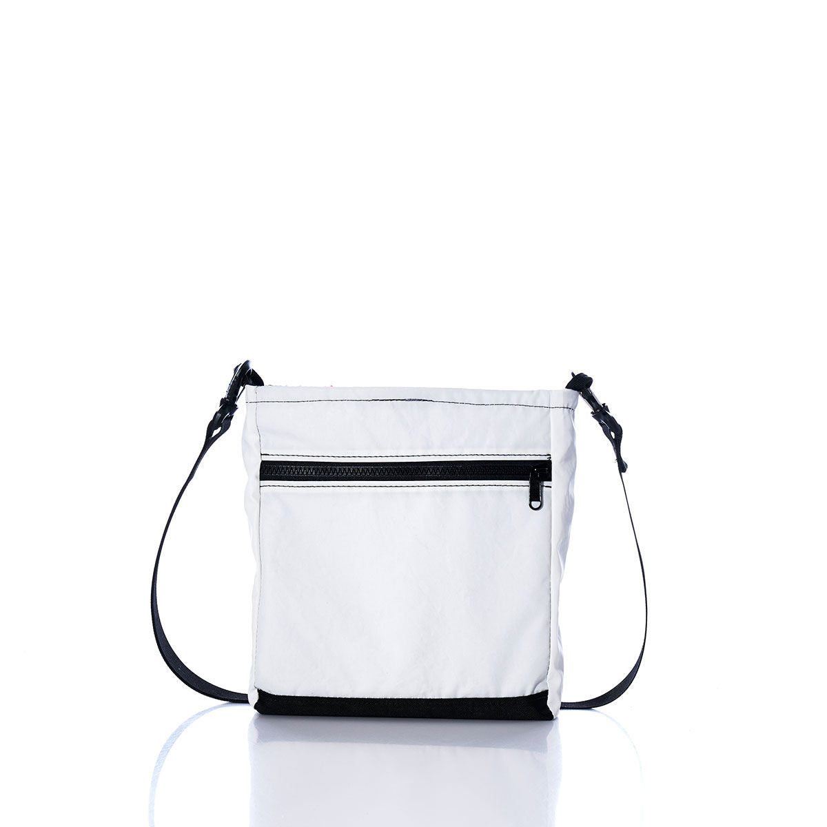 Vintage Red and White Small Voyager Crew Crossbody Alternate View