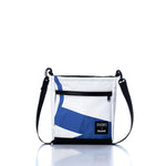 Vintage Blue and White Small Voyager Crew Crossbody
